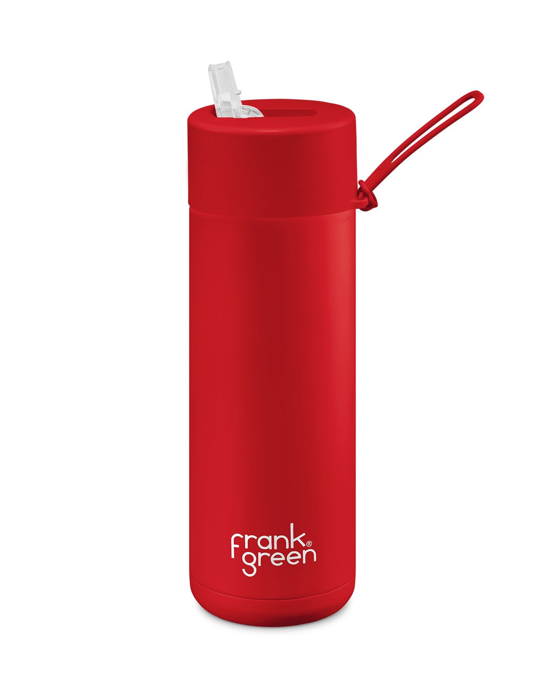 'Frank Green' Atomic Red Ceramic Bottle Straw Lid