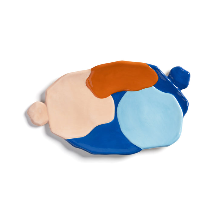 Multicoloured Chunky Plates