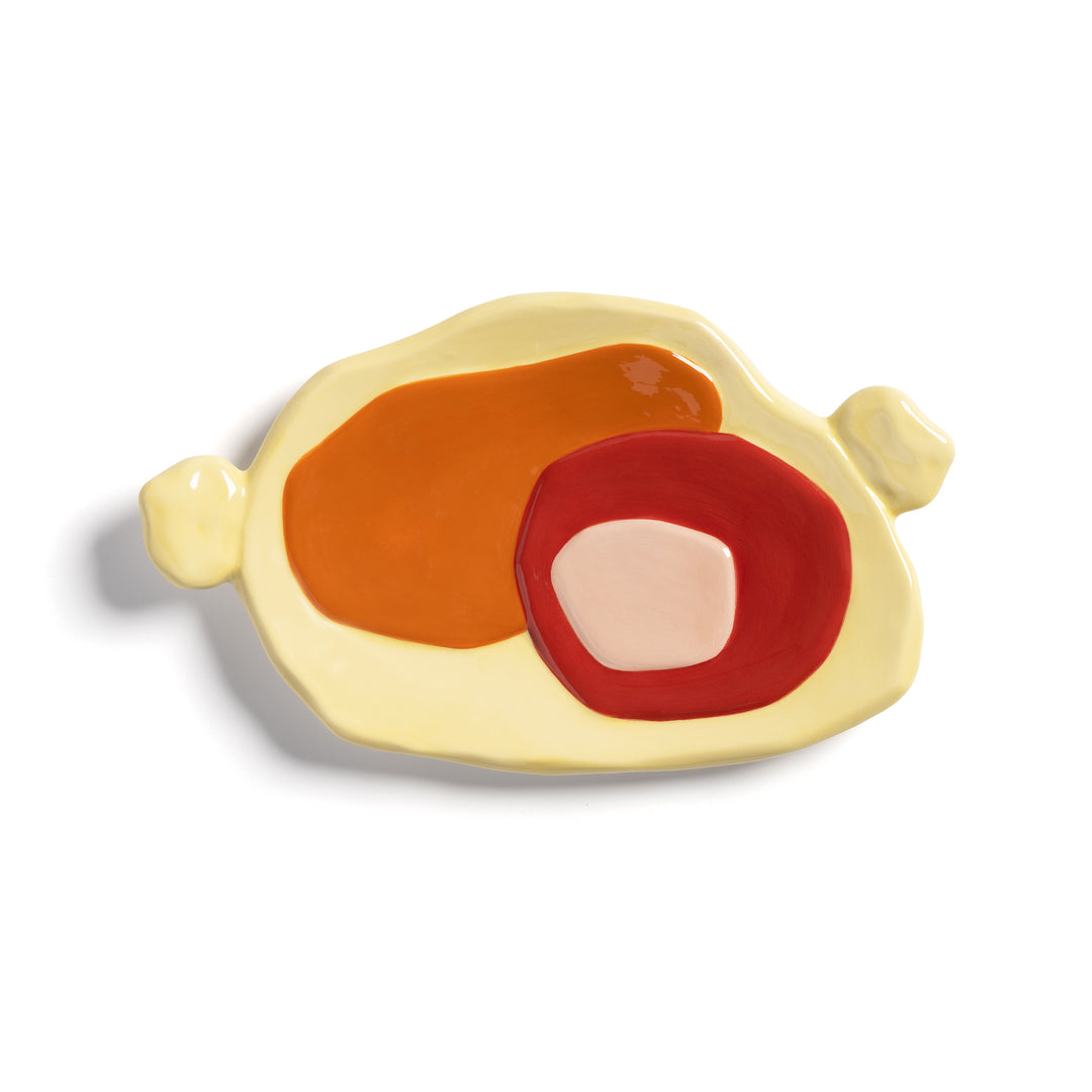 Multicoloured Chunky Plates