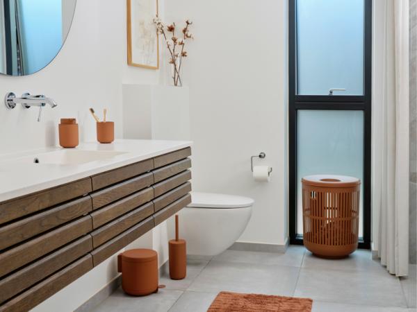 Terracotta Pedal Bin