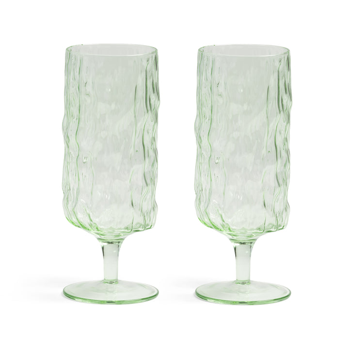 Green Trunk Glass Set
