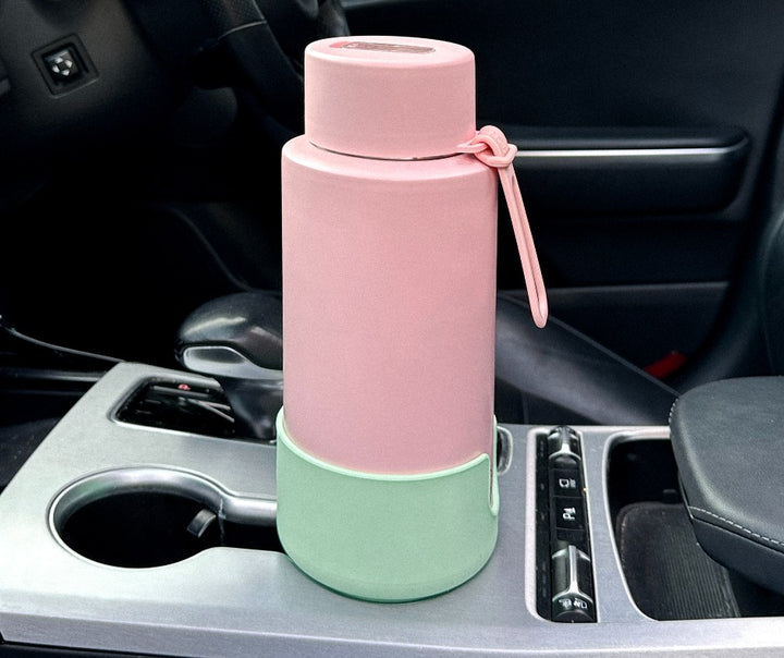 'Frank Green' Car Cup Holder Expander Neon Orange