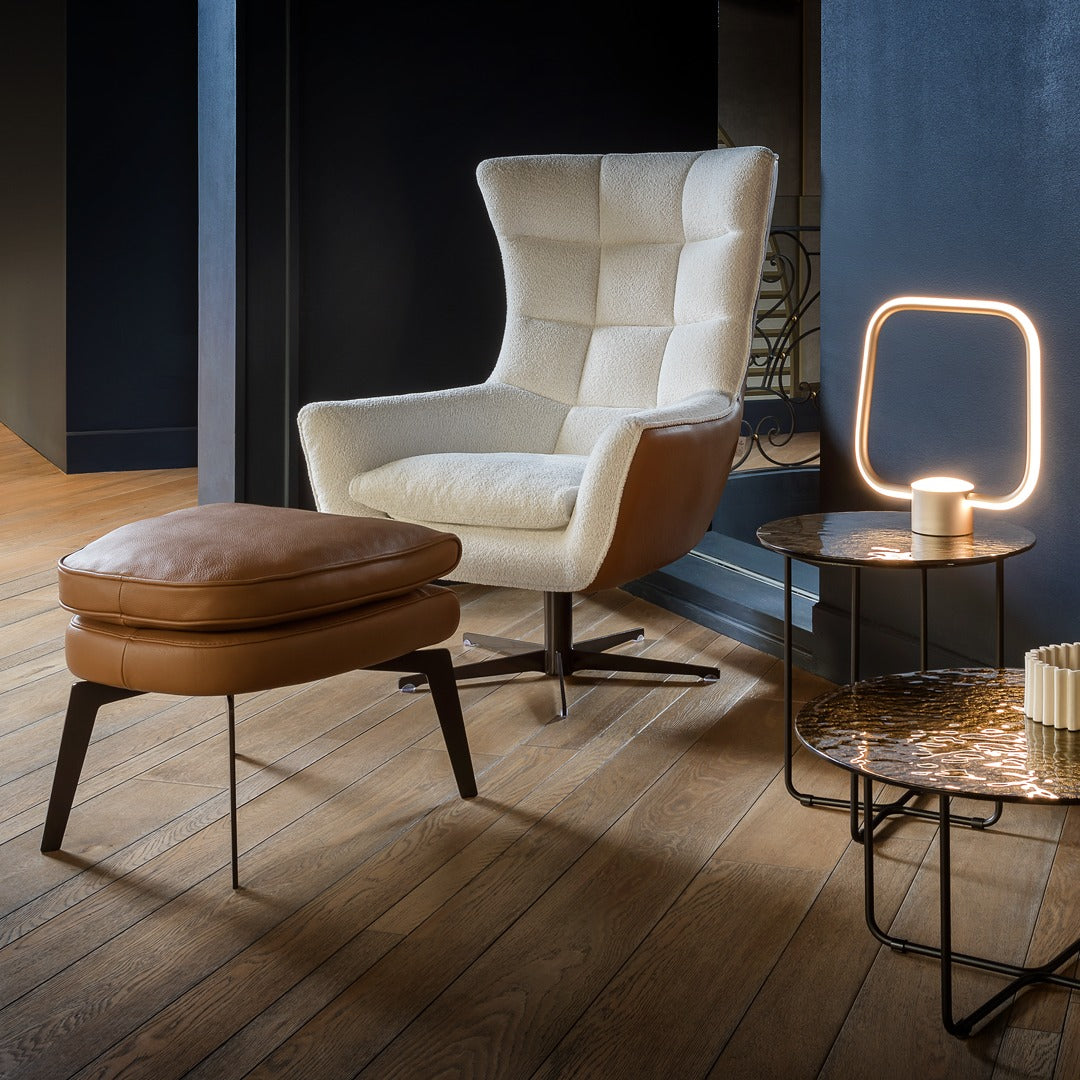 Calia Italia Jacob Armchair Footstool – Objekt