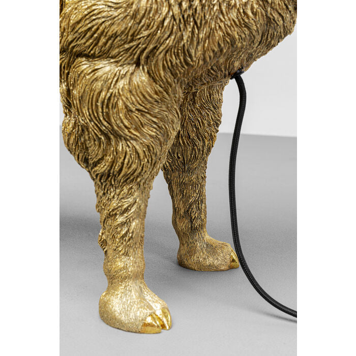 Gold Alpaca Table Lamp