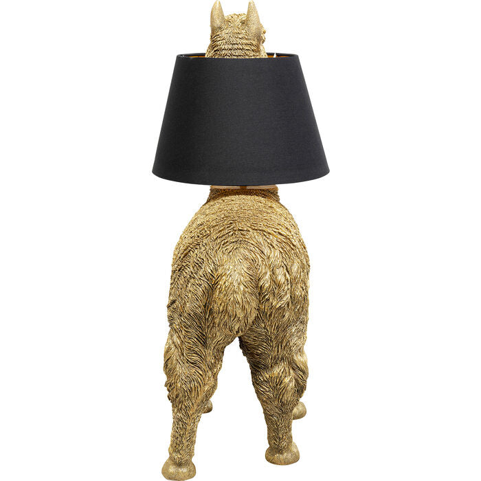 Gold Alpaca Table Lamp
