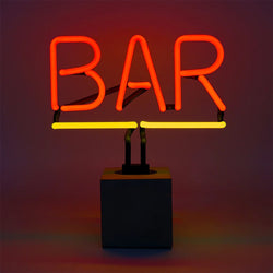 Neon Bar Light On Base