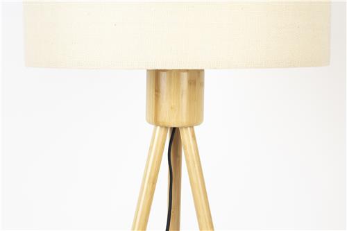 Bamboo Tripod Floor Lamp