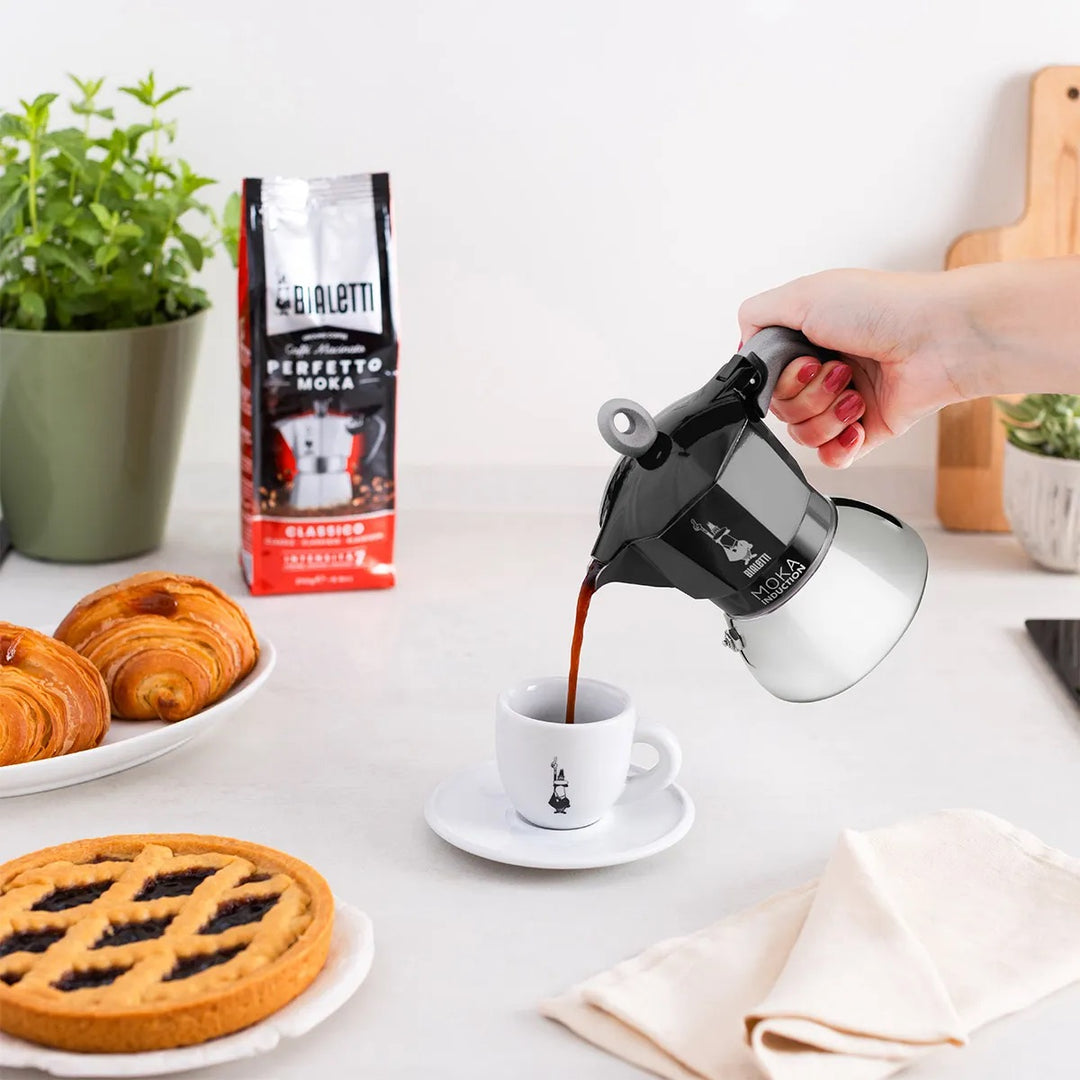 Bialetti Black 6 Cup Induction Coffee Maker