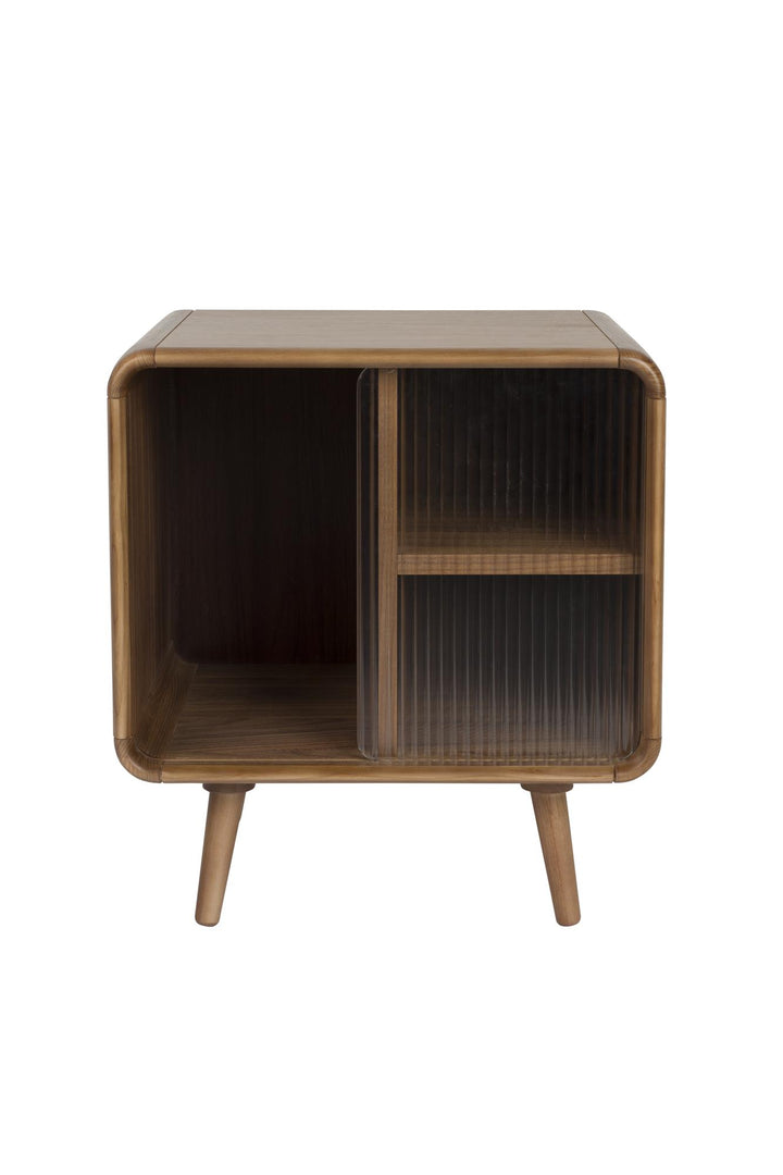 Walnut Rise Locker/Side Table