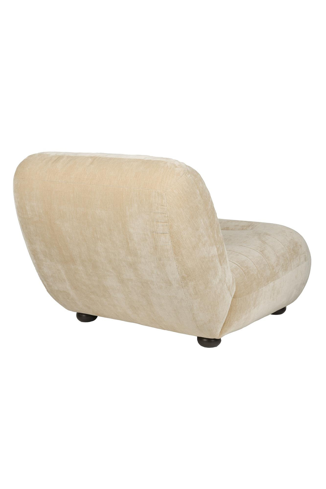 Lounge Chair Wyatt Velours Beige