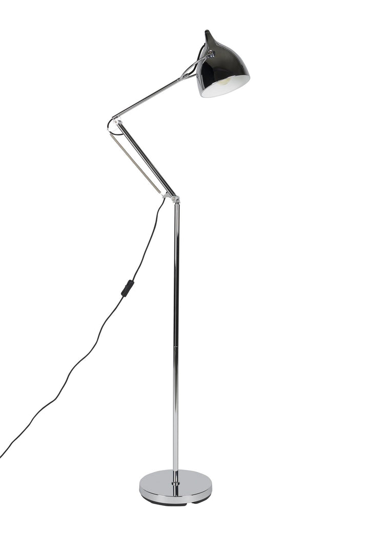 Chrome Reader Floor Lamp
