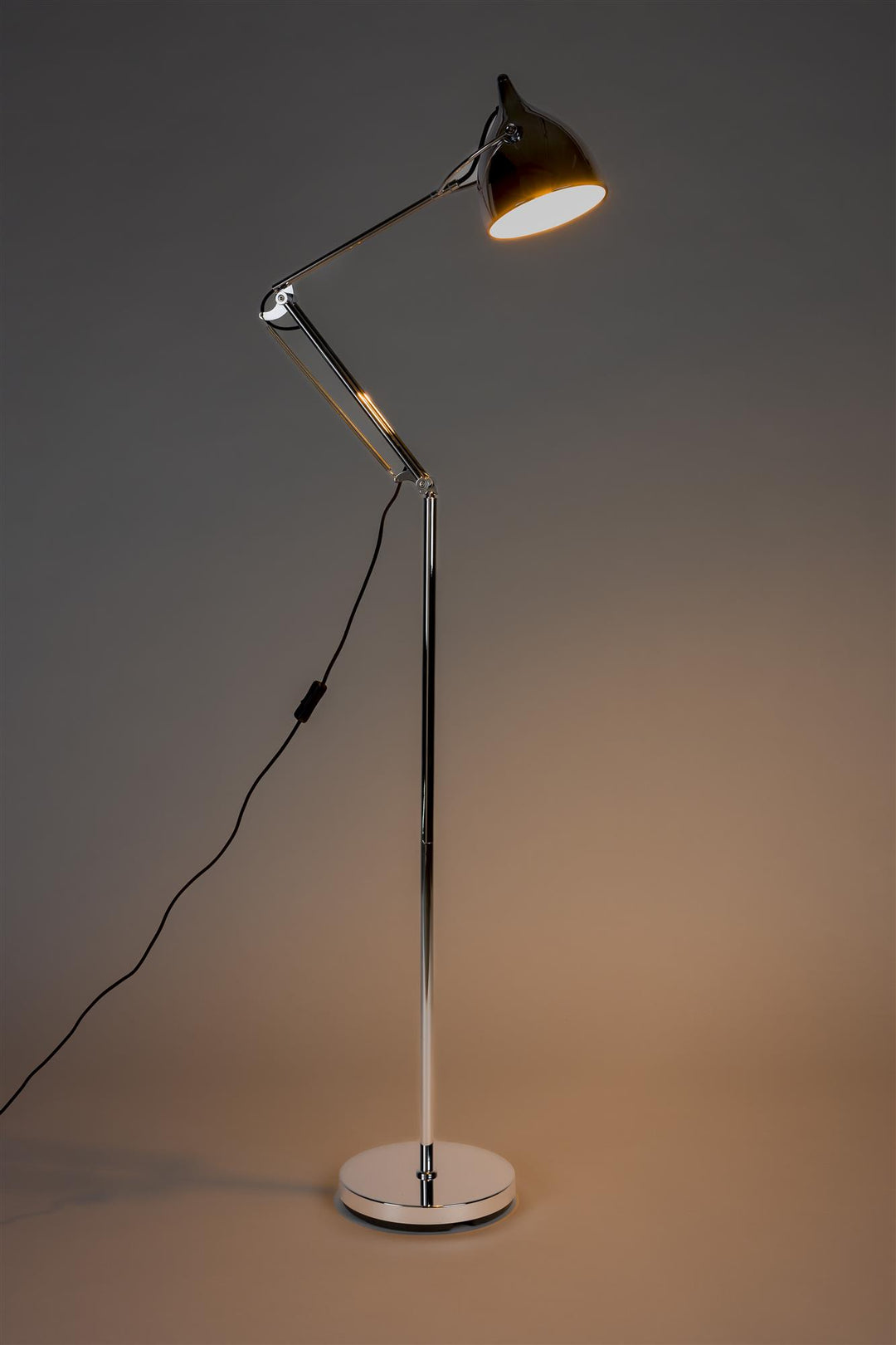 Chrome Reader Floor Lamp