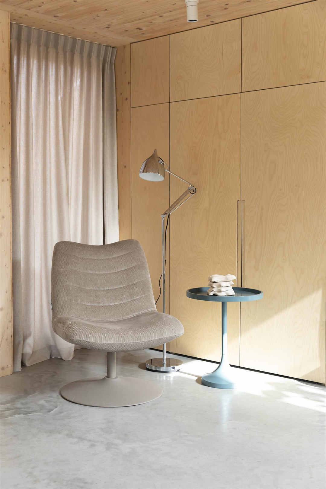 Chrome Reader Floor Lamp