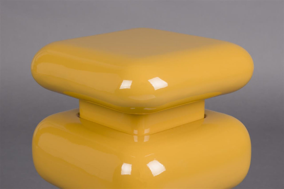 Stubby Side Table Ochre Yellow