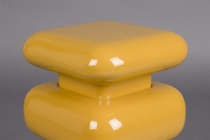 Stubby Side Table Ochre Yellow