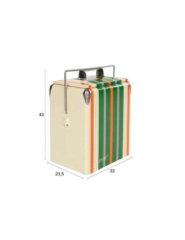 Cooler Be Wine Stripes Lemon