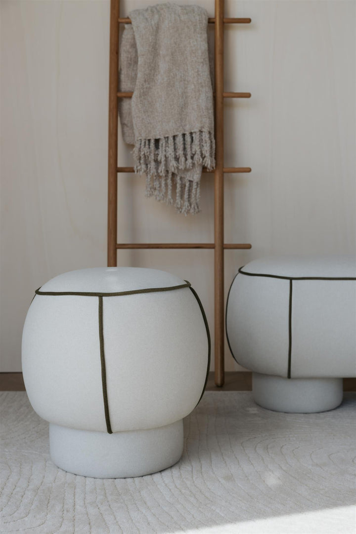 Marina White Footstool &amp; Benches
