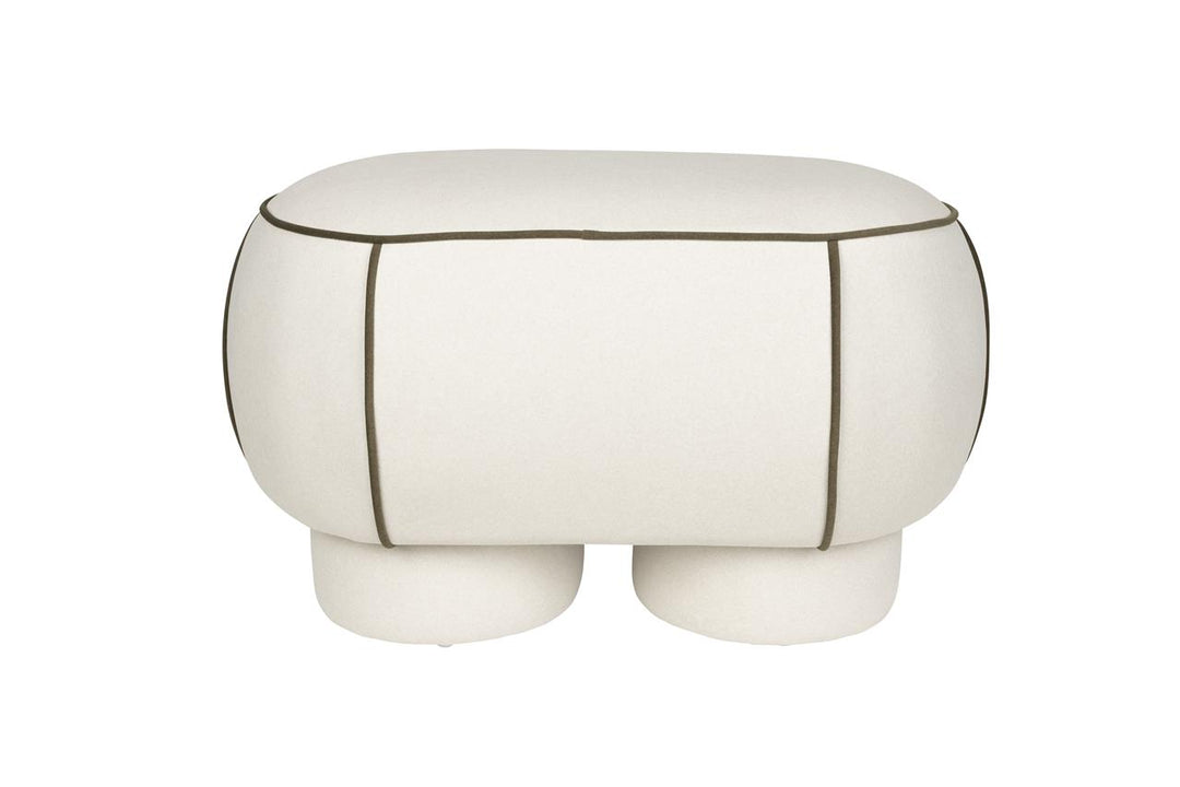 Marina White Footstool &amp; Benches