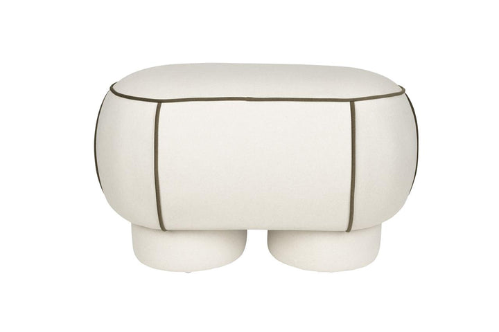 Marina White Footstool &amp; Benches