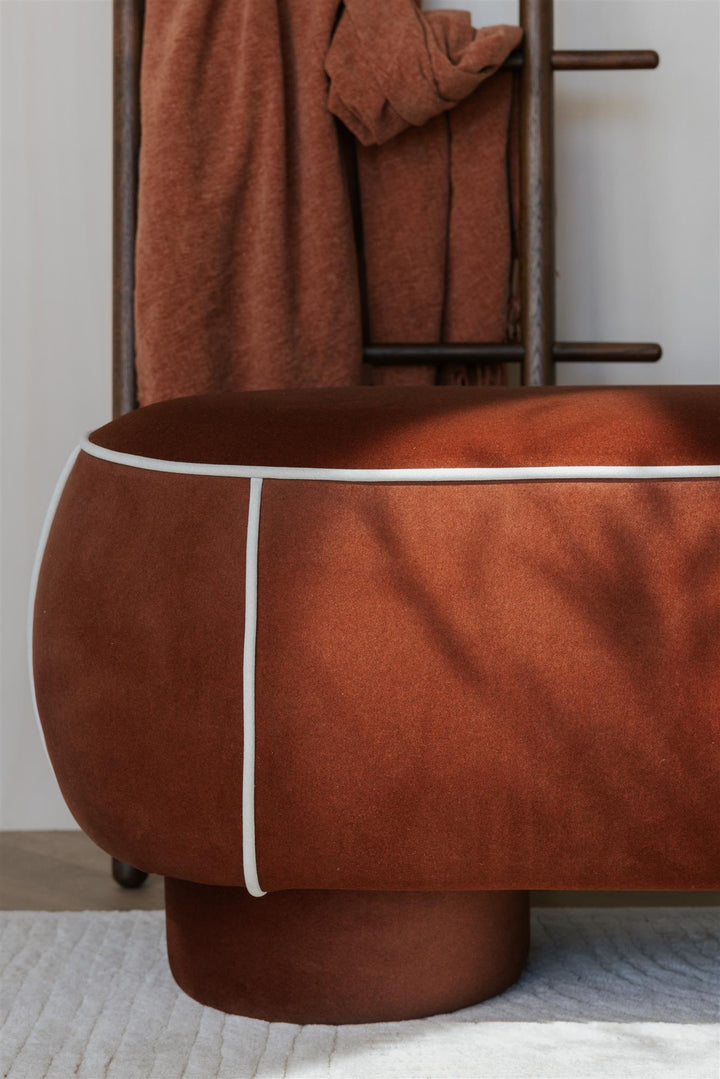 Marina Red Footstool &amp; Benches