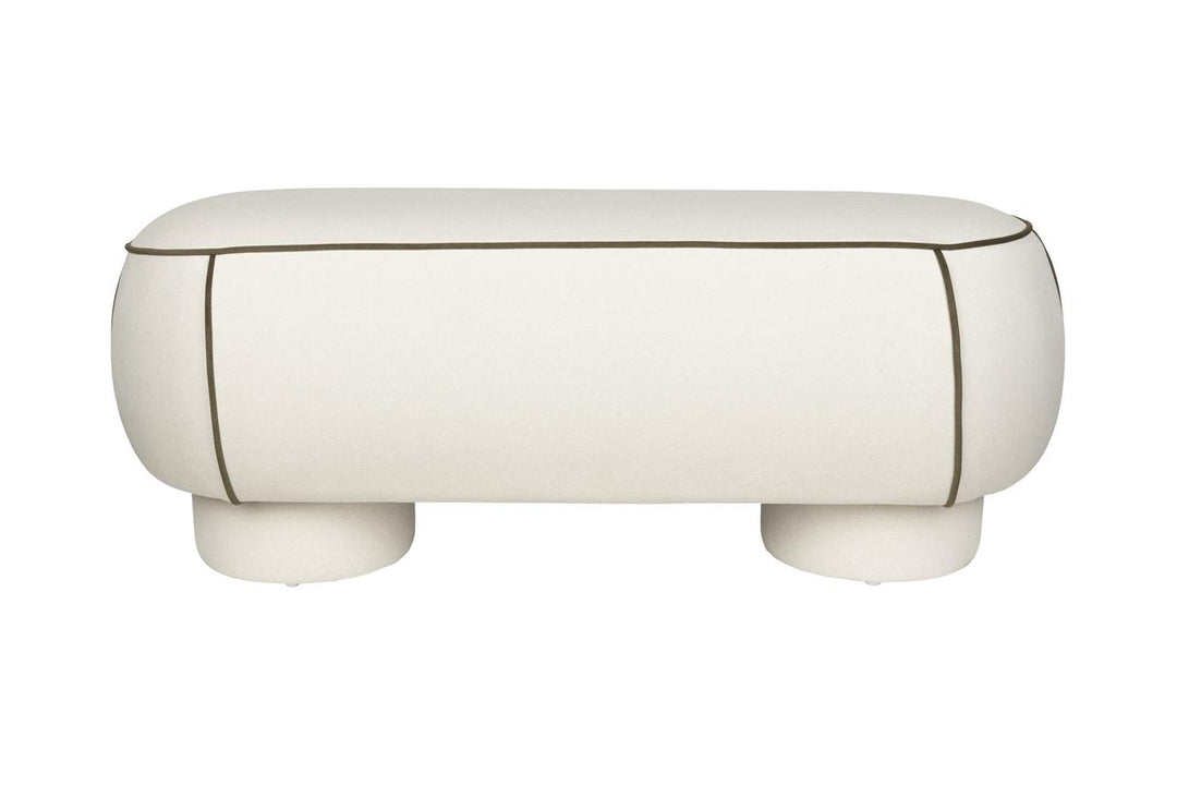 Marina White Footstool &amp; Benches