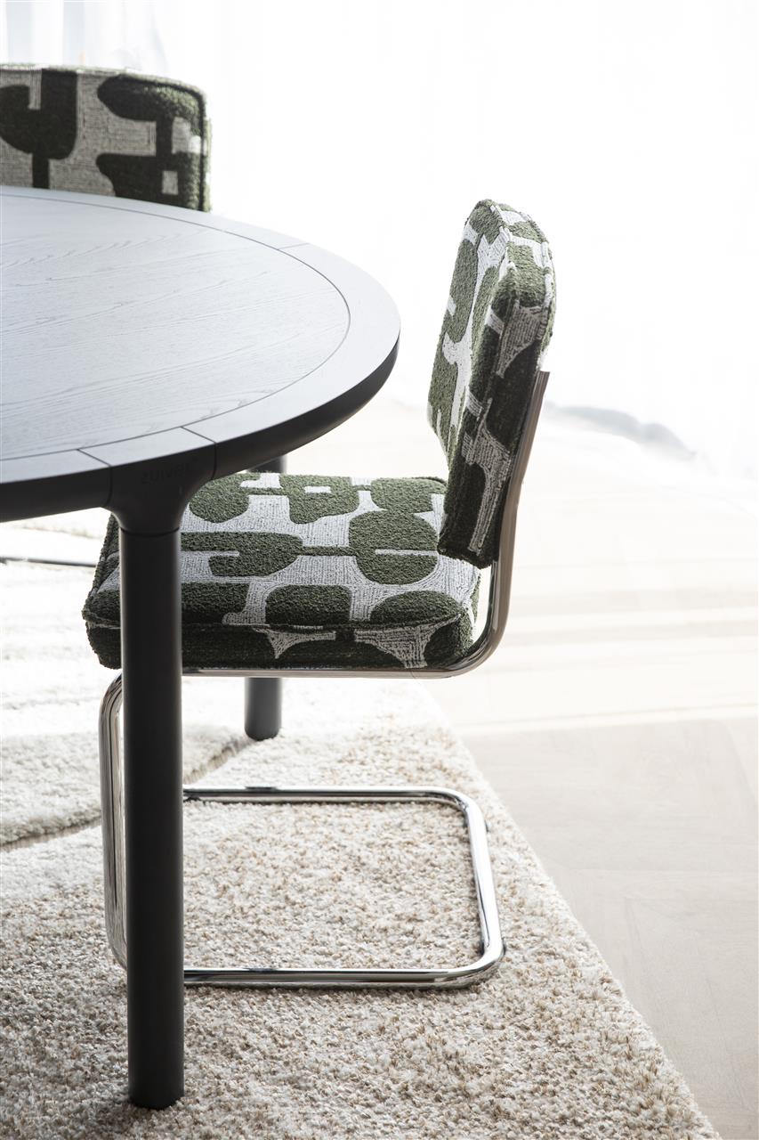 Zuiver Green Ridge Deco Symbols Chair