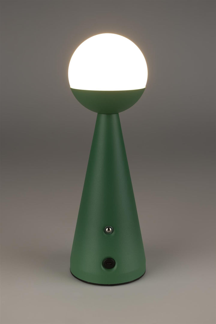Green Bello Rechargeable Table Lamp