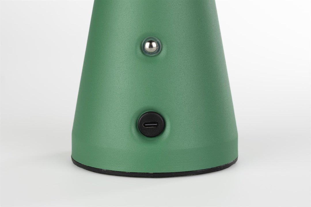 Green Bello Rechargeable Table Lamp
