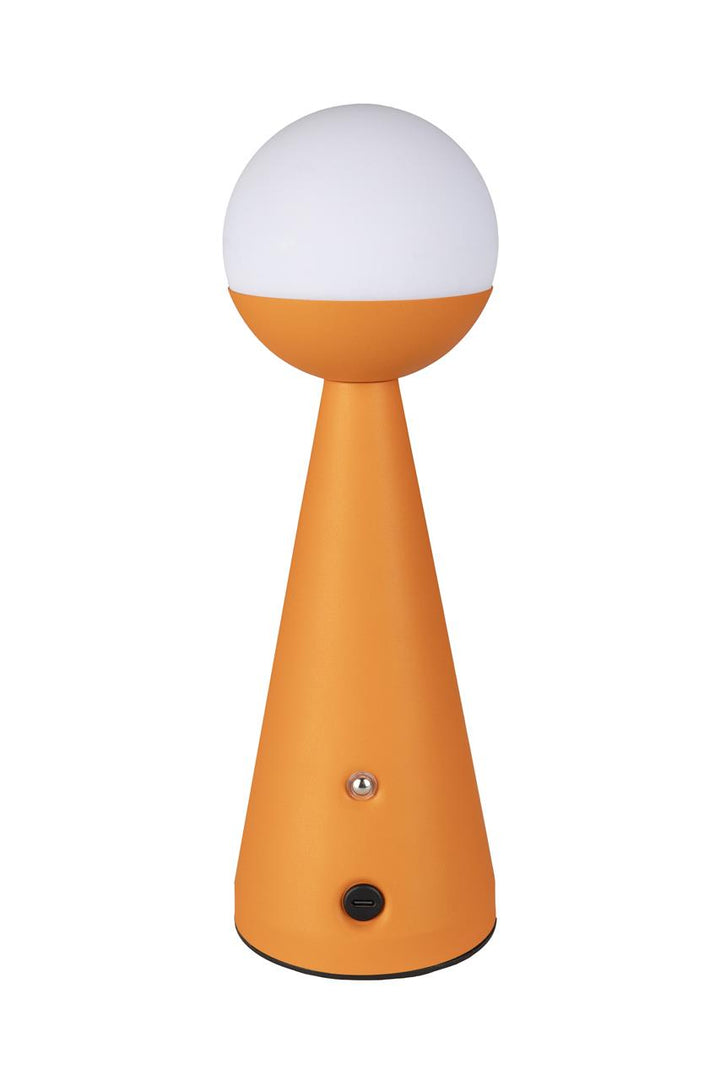 Orange Bello Rechargeable Table Lamp