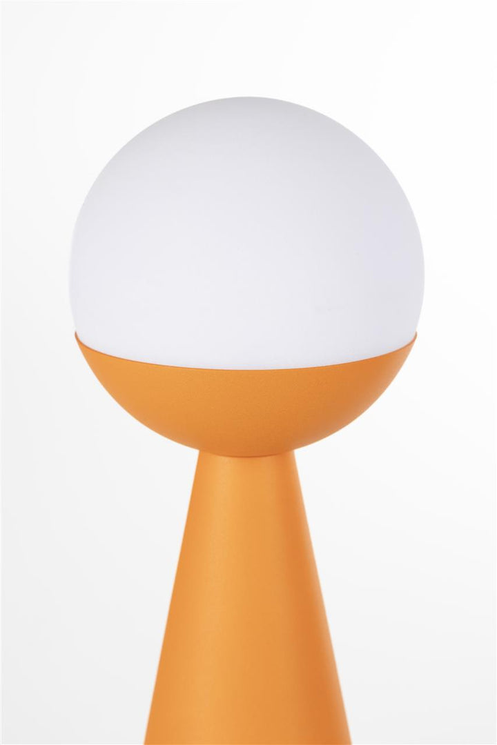 Orange Bello Rechargeable Table Lamp