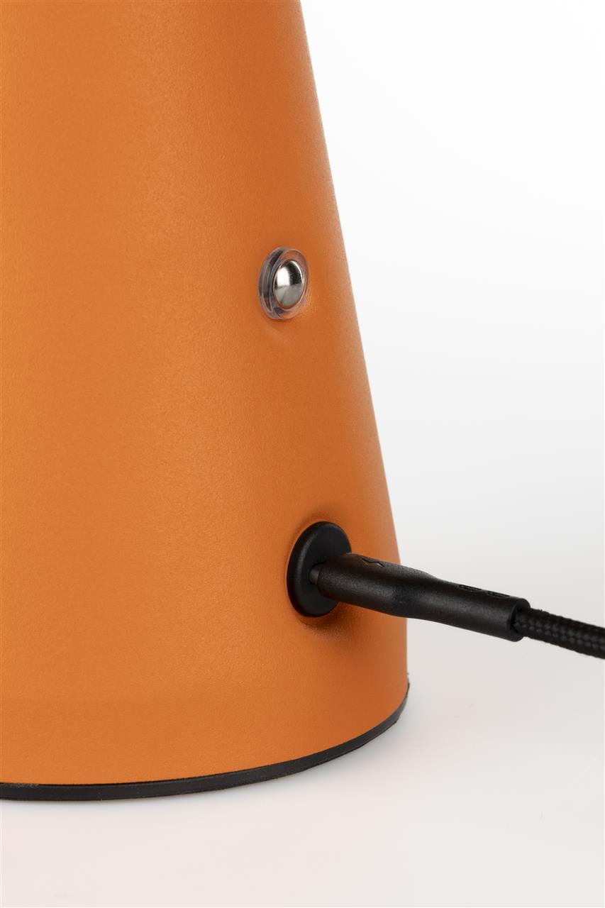 Orange Bello Rechargeable Table Lamp