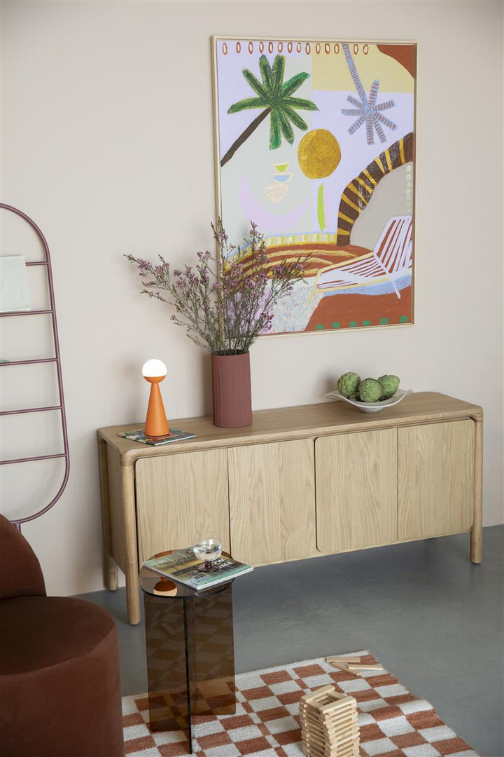 Orange Bello Rechargeable Table Lamp