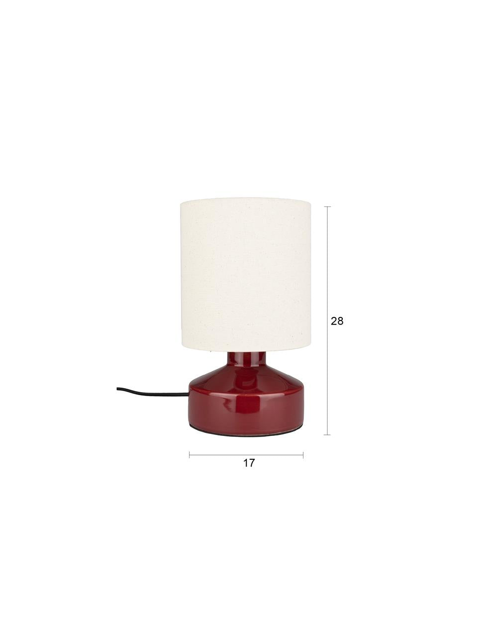 Table Lamp Nook Red