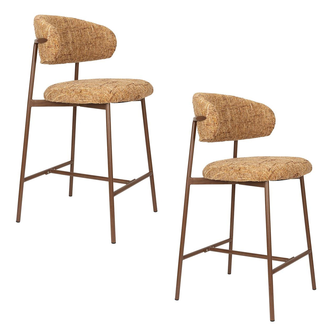 Claes Ochre Counter Stool Set