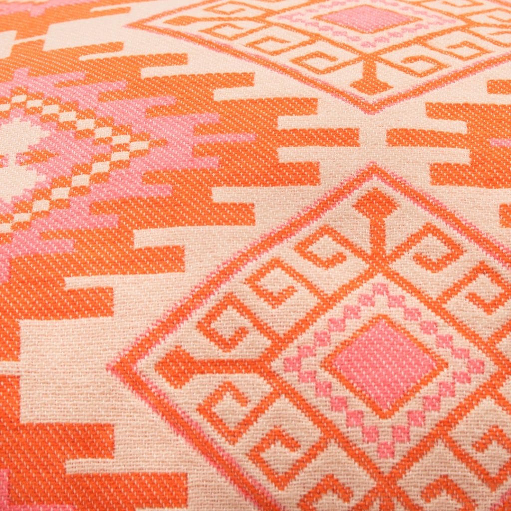 Dagny orange and pink Cushion