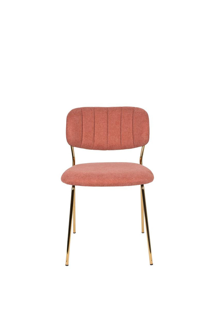 Pink &amp; Gold Leg Jolien Chairs Set