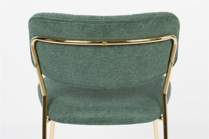 Dark Green &amp; Gold Leg Jolien Chairs Sets