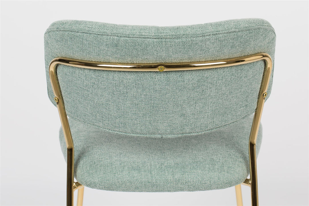 Light Green &amp; Gold Leg Jolien Chairs Sets