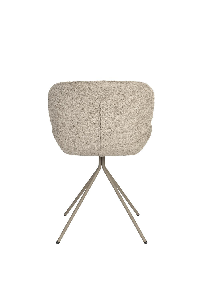 OMG Soft Beige Material Chair Set