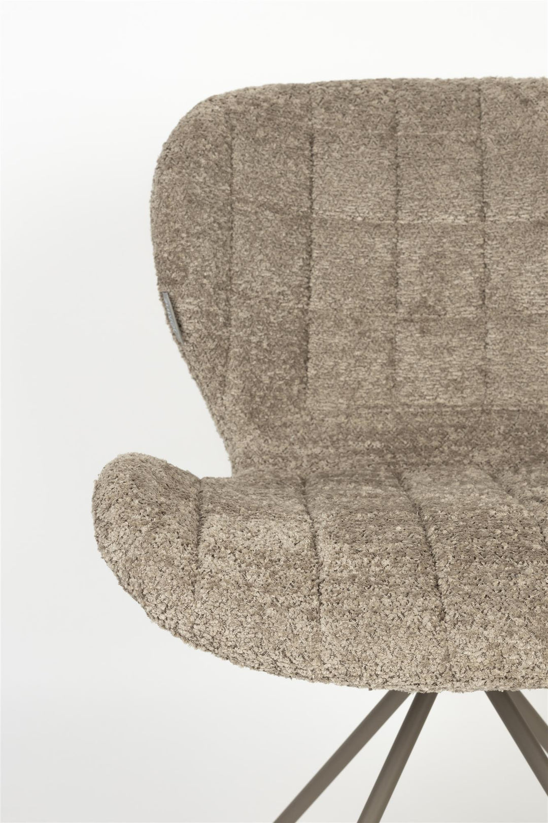 OMG Soft Beige Material Chair Set