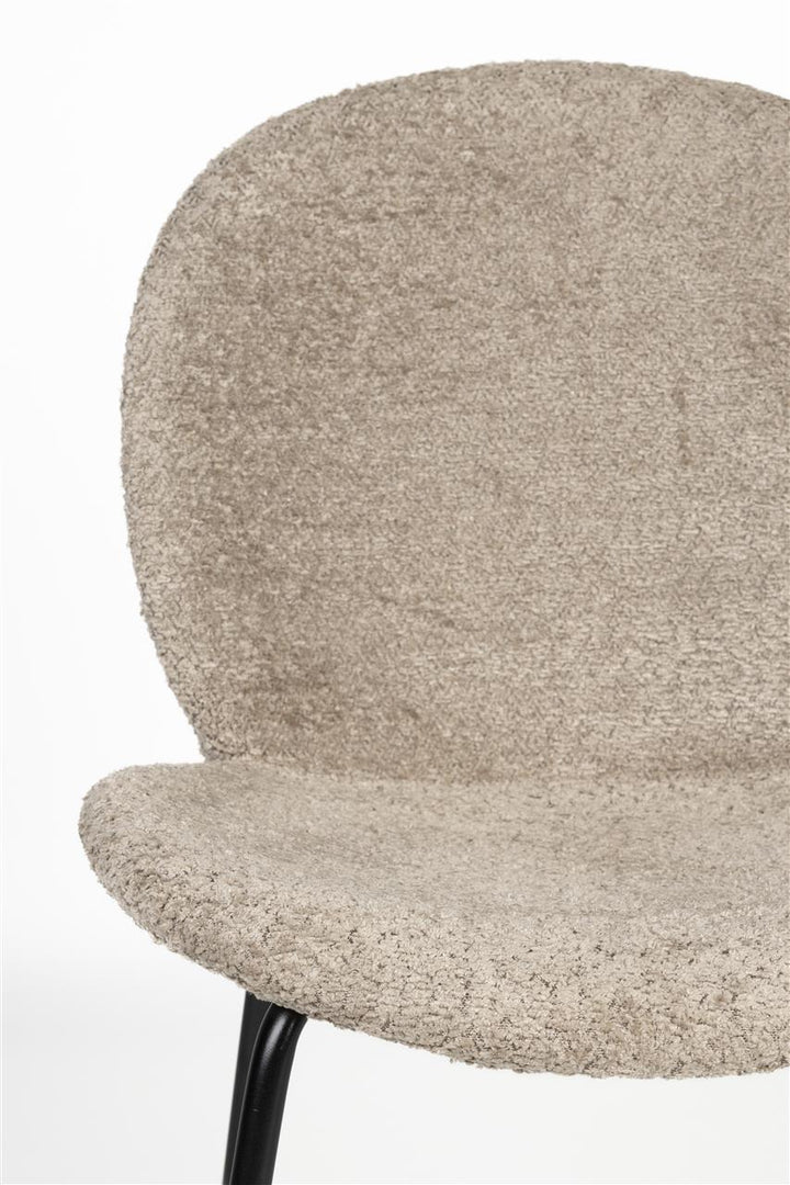Zuiver Beige Bonnet Dining Chairs Set