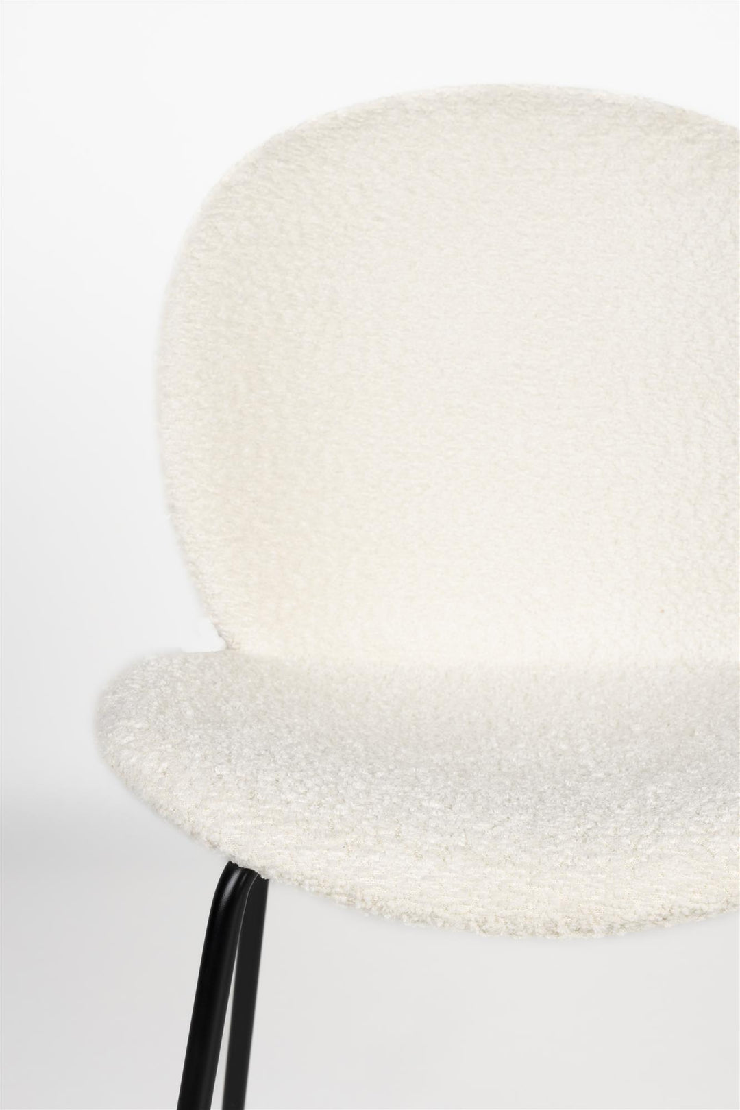 Zuiver Off White Bonnet Dining Chairs Set