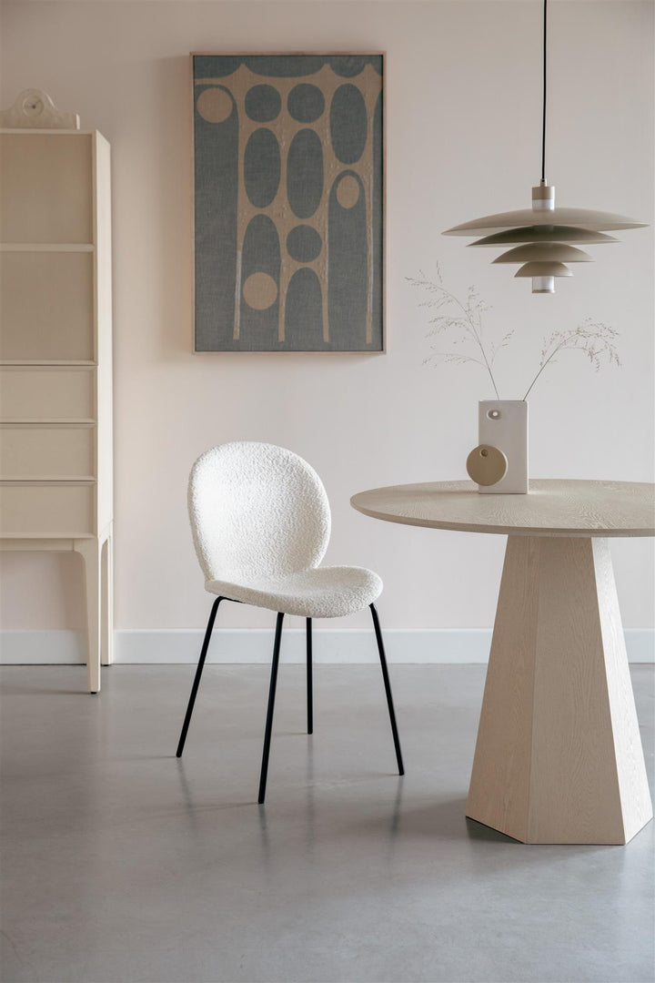 Zuiver Off White Bonnet Dining Chairs Set