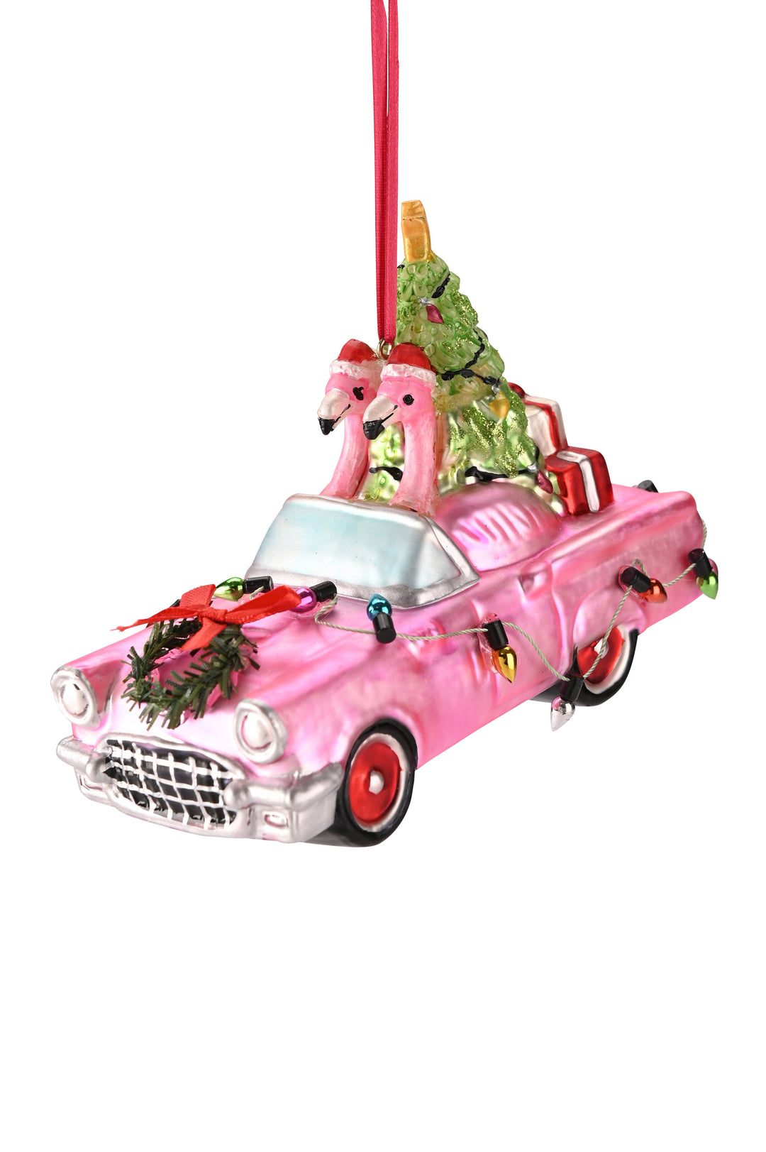 Pink Flaminogs Car Decoration