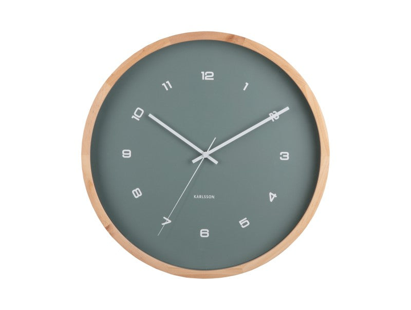 Jungle Green Modesta Wall Clock