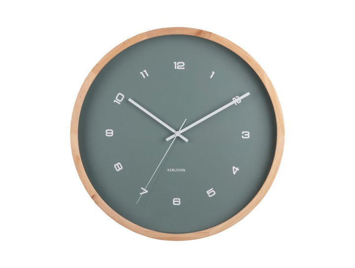 Jungle Green Modesta Wall Clock