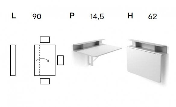 Quadro Foldable Desk