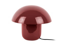 Table Lamp Mushroom Red Ochre