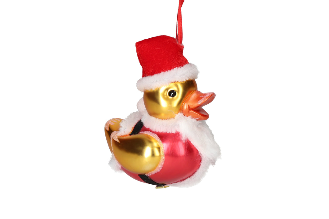 Santa Duck Decoration