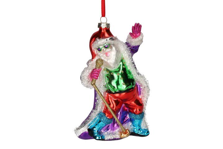 Santa Singer Decoration